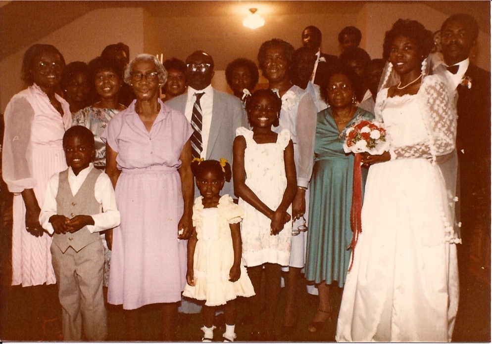 Glover Wedding 1983
Bessie in Purple